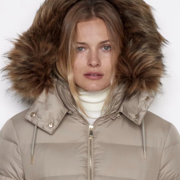 Zara Jackets & Blazers - ZARA Water Repellent Down Filled Coat(Toffee, US XXL/EUR XXL)